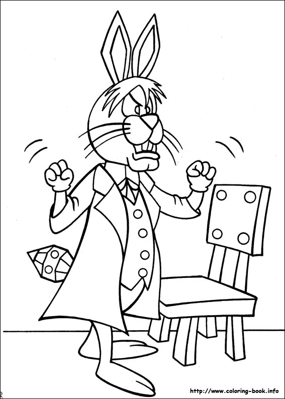 Peter Cottontail coloring picture